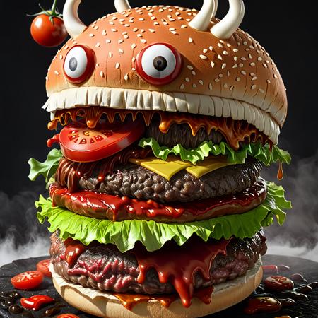 Food monsters  LoRA [SD+XL+Pony]版本XL (ID: 590688)