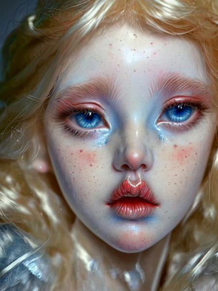 Mix of marble dolls