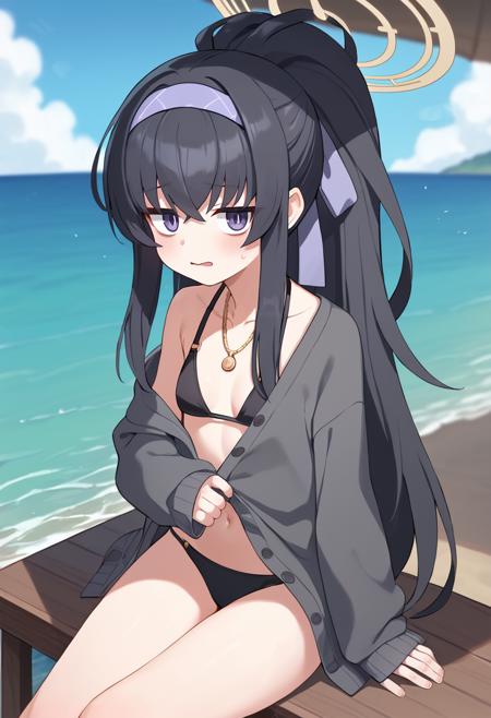 Pony XL - Kozeki Ui 古関 ウイ - blue archive版本水着ウイ (ID: 400016)