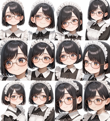 oval metal frame glasses1 / illustrious