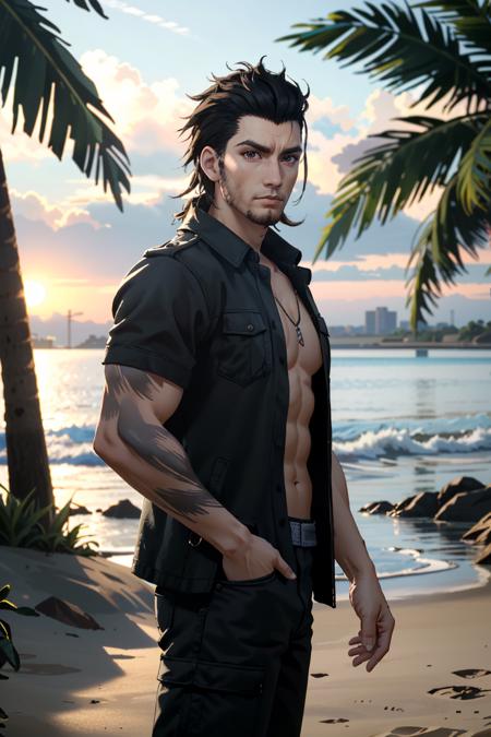 Gladiolus from Final Fantasy XV