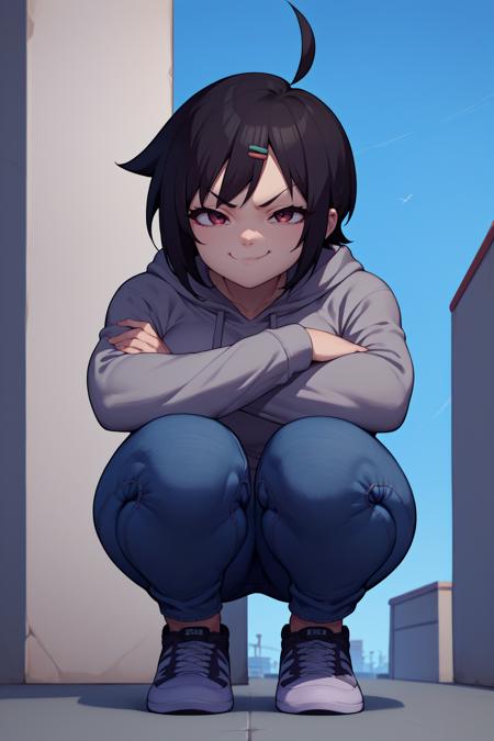 Tomoko Sakurai/桜井 智子 (Sora no Otoshimono) SDXL LoRA [Pony Diffusion]