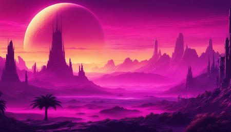 Alien Planet Concept Art (VW Style)