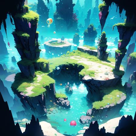 Abandoned Land - Game Scene Conceptual Design - Fantasy/Mythical Legend/2.5D