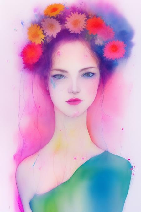 Drippy Watercolor