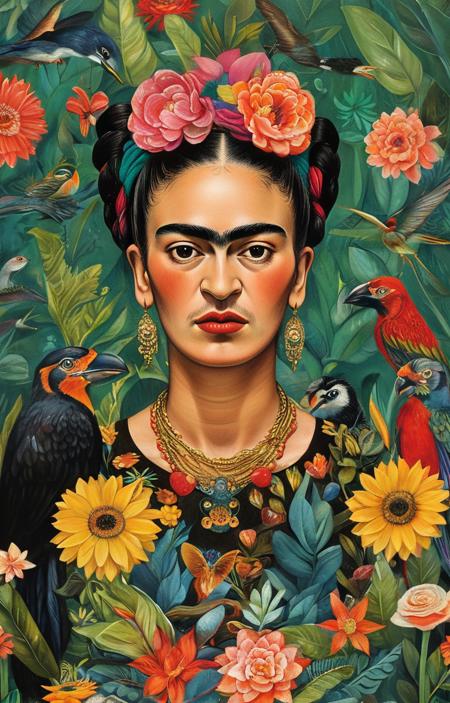 style of Frida Kahlo [SDXL] 378