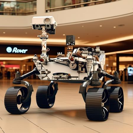 Curiosity Mars Rover - SDXL