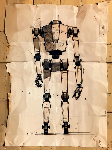 【Paper Background】Vintage and ragged paper background Game prop Hand-drawn draft