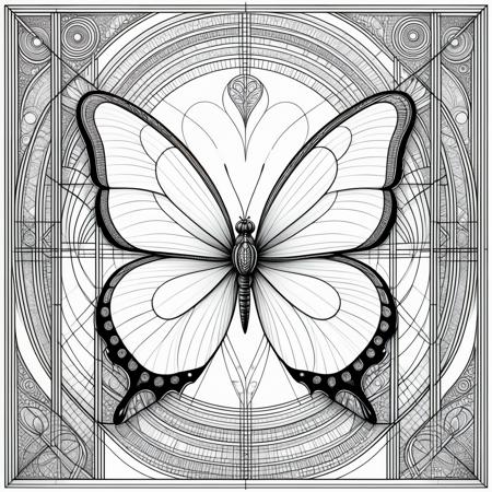 Line Drawing - CE - XL & Flux版本V02 - XL (ID: 1211090)