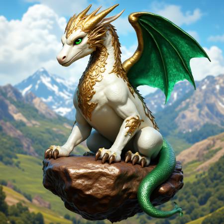 DnD Emerald and Gold Fantasy