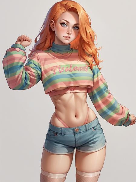 Yes Daddy Cropped Rabbit Hoodie