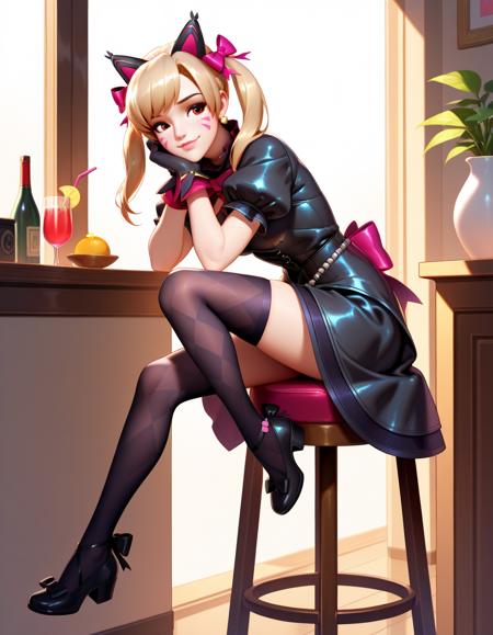 Black Cat D.va (Pony & Illustrious)