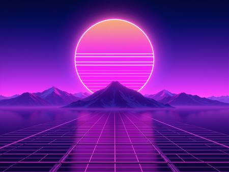 Neon Cyberpunk Vaporwave FLUX & SDXL
