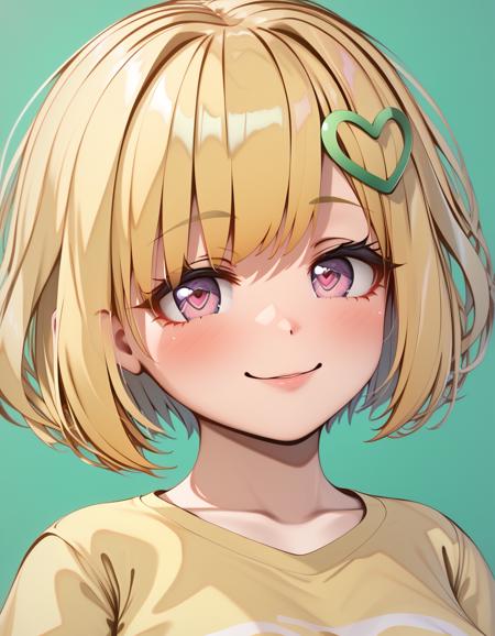 heart ring hair ornament：ハート型リングのヘアピンSDXL