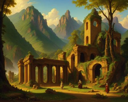 American Romantic Landscape  (The Hudson River School ) style