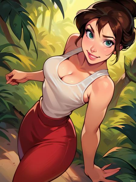 Jane Porter (Tarzan) Disney - SD 1.5 | XL PONY - by YeiyeiArt