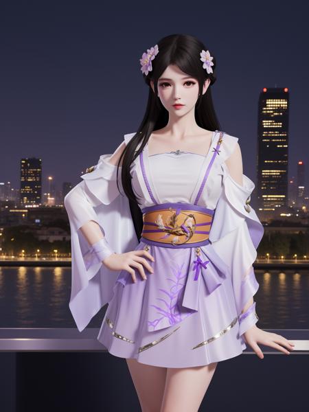 永劫无间_殷紫萍_软烟罗裳-青黛_Naraka: Bladepoint_Ying Ziping