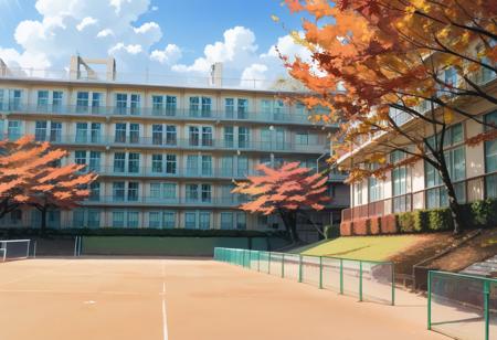 学校の校庭 School grounds PONY