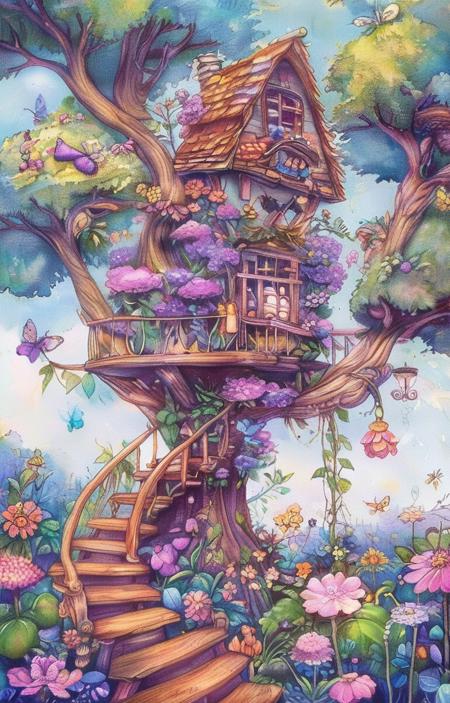 style of treehouse [SDXL] 433