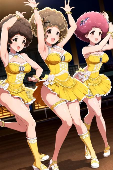 Afro Hair with Anime-Like Style