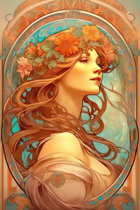 Alphonse Mucha Style