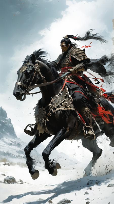 AiARTiST 绝尘 Ancient Chinese general LoRA XL