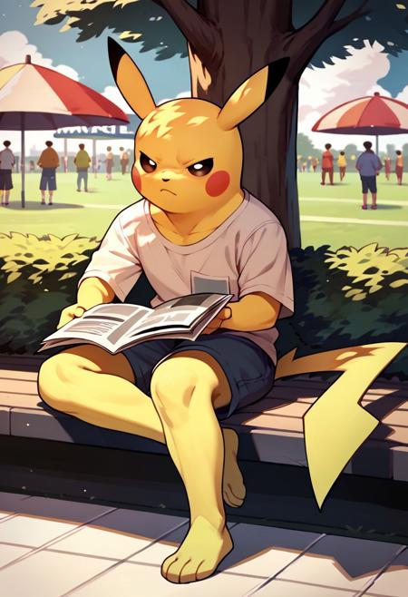 Pikaman | Longchu | Tall Pikachu (Pokemon)