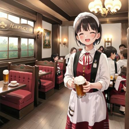 大阪梅田の老舗ビアホール A long-established beer hall in Osaka, Umeda Newmunchen SD15