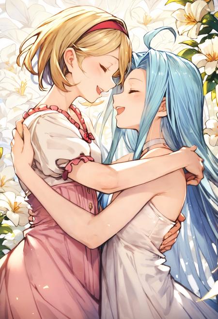 Djeeta & Lyria from Granblue Fantasy [Pony XL | LoRA]版本V1 (ID: 913635)