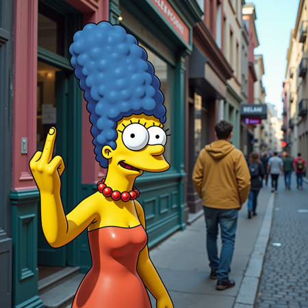 Middle Finger FLUX DEV LORA