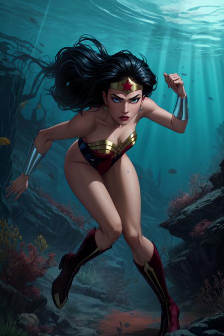 Wonder woman from Justice league animated series (LyCORIS)