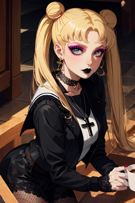 Sailor Moon Goth (Prompt like a Pro Textual Inversions!)版本SailorMoonGoth (ID: 111244)