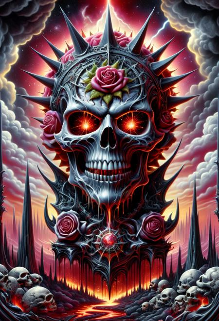 DonM - Death Metal [SD1.5,SDXL,Pony]版本SDXL (ID: 436966)