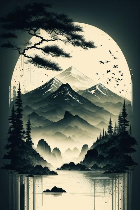 Ink scenery | 水墨山水