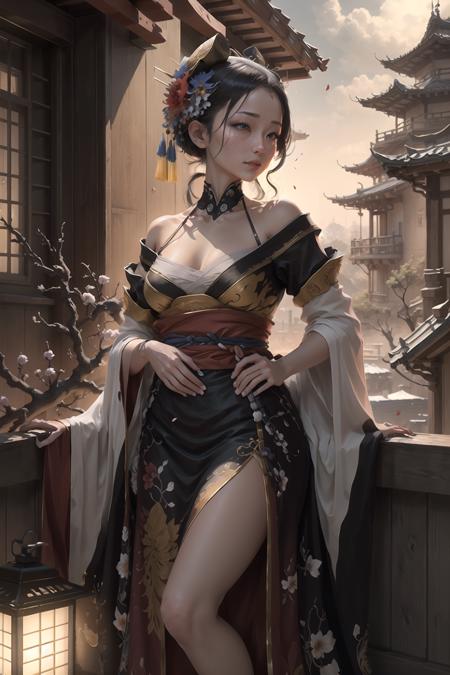 Change-A-Character: Courtesan, Your Waifu Has Become a Japanese Courtesan!