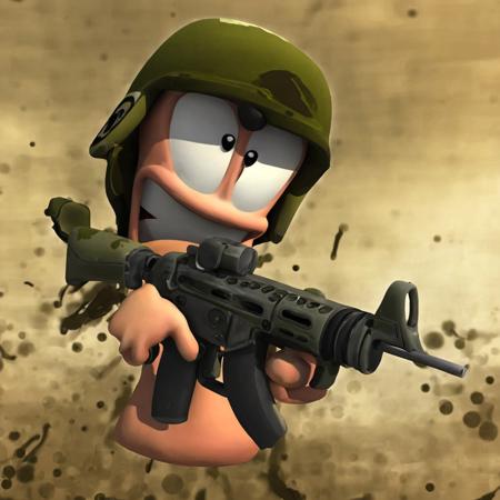 Worms Team17 render mix [SDXL]