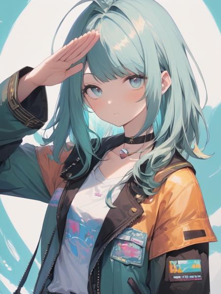 Salute_LoRA | WD 1.5版本v1.0 (ID: 79716)