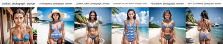 CivitAI Bikini (and one-piece)
