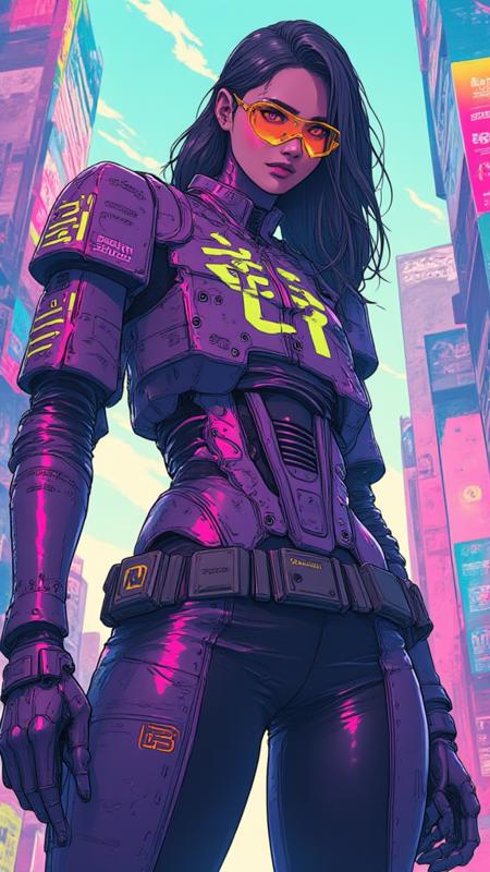 Cyberpunk Anime Style