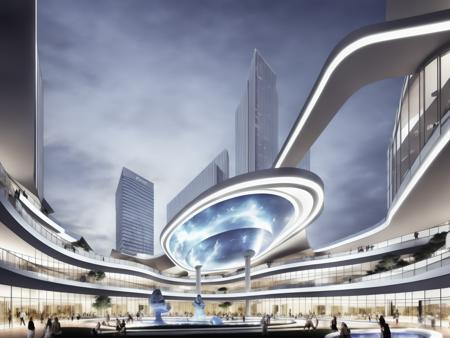 CWG_mall_V1 现代风格商业综合体