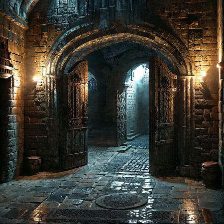 The Deep Dark Dungeon-Pony + SDXL