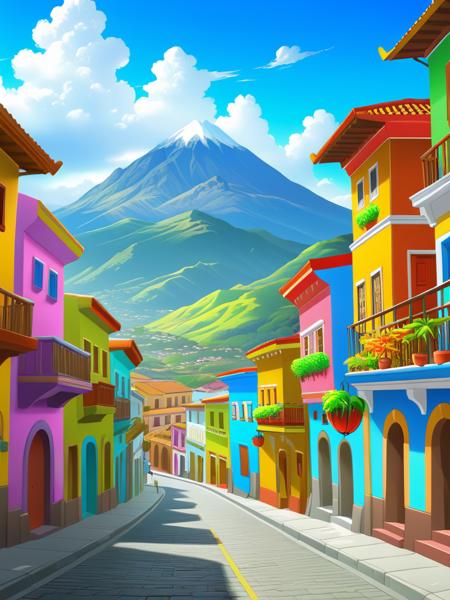 Cartoon Style XL -by Happy Ai/Game Scenes/Anime Style/Flat Anime/Flat Illustration/卡通/Q版/游戏人物场景/漫画のゲームシーン/만화 게임
