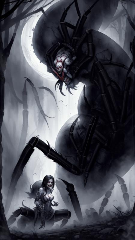 Arachnid - Creature Concept - SD1.5
