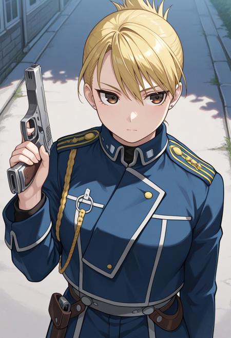 Riza Hawkeye - FullMetal Alchemist (Commission) - Pony + Illustrious