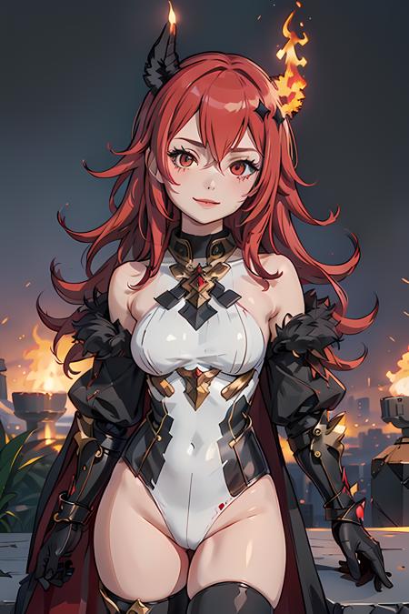 Drakhan Outerplane - Half dragon redhead lady Only4u版本v1.0 (ID: 324636)