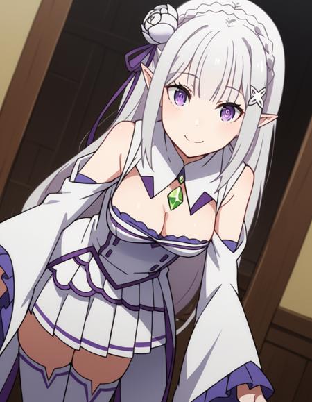 Emilia (エミリア) - Re:Zero (Re:ゼロから始める異世界生活) - COMMISSION版本anime s1s2 (ID: 650573)