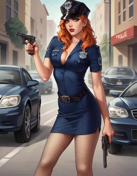 Policewoman Uniform PONYXL
