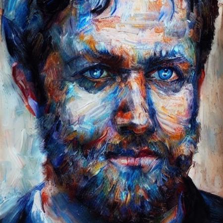 Acrylic, Multi-Colored Style Art (6)