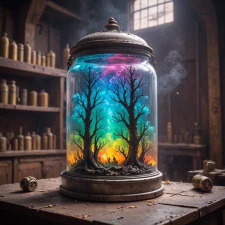 Contained Color Flux