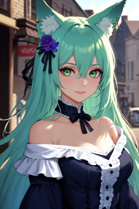 Victorian Fox Girl Set (Textual Inversion)